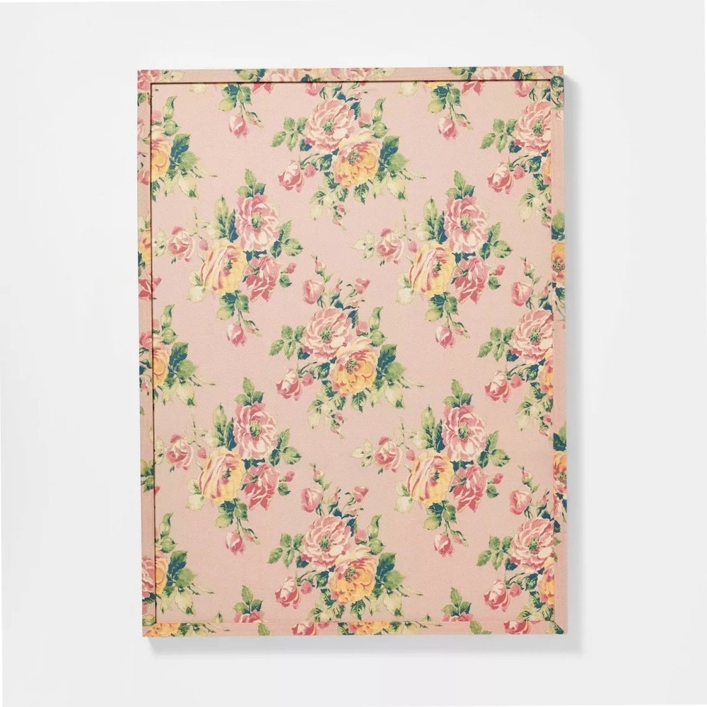 Flower Fabric‎ Pin Bulletin Board Pink - Threshold Studio McGee, Target